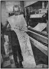 J. Lawrence Cook at the Aeolian marking piano c. 1968